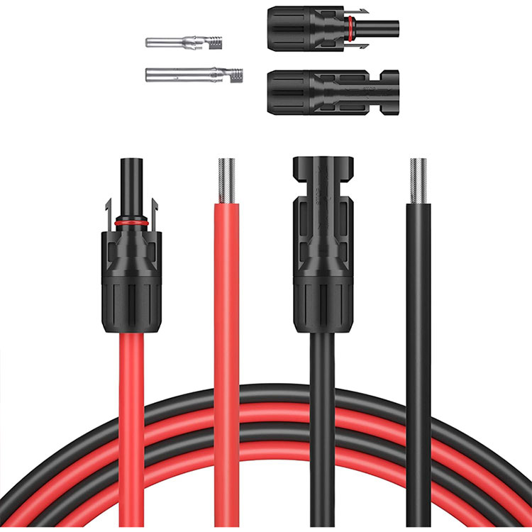 5 фут 10AWG(6мм2) күн панелінің сымын тиімді күн энергиясын қосу үшін не қажет етеді?