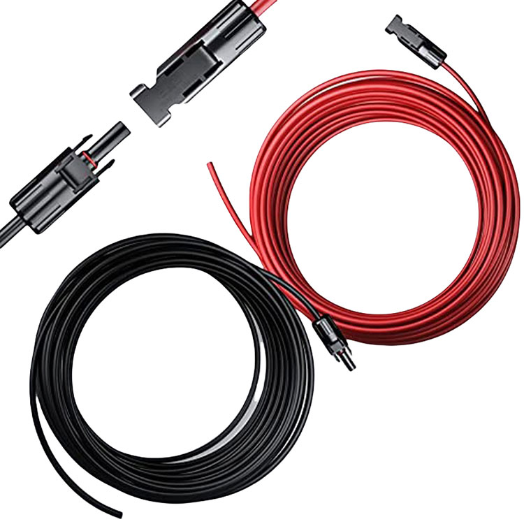Автокөлік желіден тыс күн батареясын орнату 12AWG қосқыш сымы