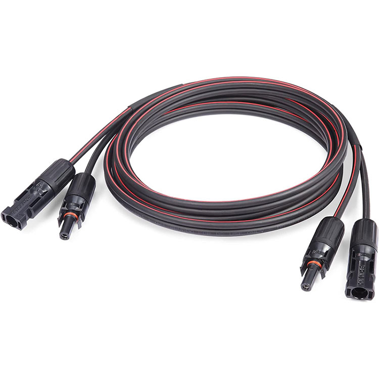 Shrink Wrap Арматураланған 10 Gauge Twin Solar Cable 30Ft